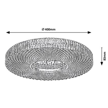 Rabalux - LED loftlampe dæmpbar LED/36W/230V 3000-6000K + fjernbetjening