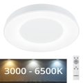 Rabalux - LED loftlampe dæmpbar LED/38W/230V hvid + fjernbetjening 3000-6500K