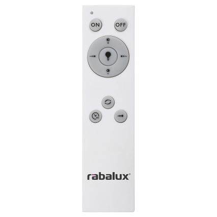 Rabalux - LED loftlampe dæmpbar LED/38W/230V hvid + fjernbetjening 3000-6500K