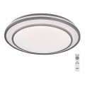 Rabalux - LED loftlampe dæmpbar LED/40W/230V 3000-6500K sølvfarvet + fjernbetjening