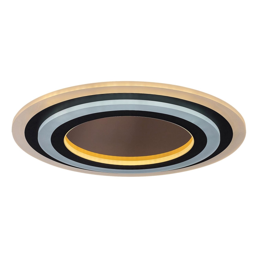 Rabalux - LED loftlampe dæmpbar LED/56W/230V 3000/4000/6000K mat krom/sort + fjernbetjening