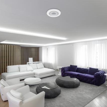Rabalux - LED loftlampe dæmpbar RGB-farver LED/40W/230V 3000-6000K diameter 50 cm + fjernbetjening