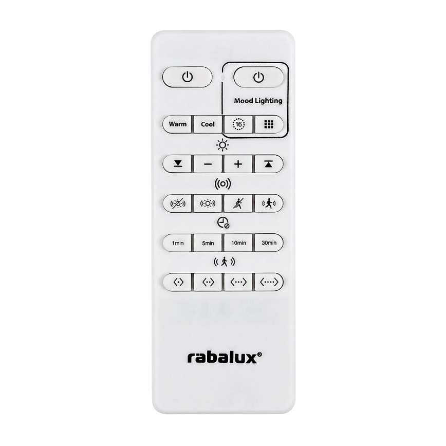 Rabalux - LED loftlampe dæmpbar RGB-farver med sensor LED/28W/230V 2700-5000K + fjernbetjening