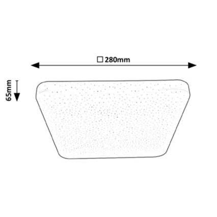 Rabalux - LED loftlampe LED/12W/230V