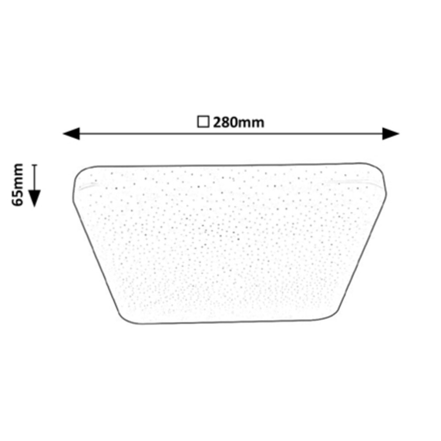 Rabalux - LED loftlampe LED/12W/230V