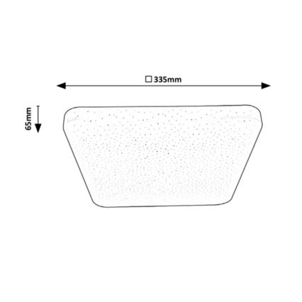 Rabalux - LED loftlampe LED/18W/230V