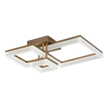 Rabalux - LED loftlampe LED/22W/230V 3000/4000/6500K guldfarvet 47x47 cm