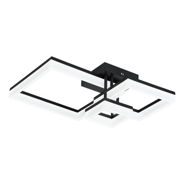 Rabalux - LED loftlampe LED/22W/230V 3000/4000/6500K sort 47x47 cm