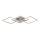 Rabalux - LED loftlampe LED/43W/230V skinnende krom