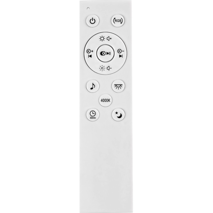 Rabalux - LED loftlampe med højtaler dæmpbar RGB-farver LED/18W/230V + fjernbetjening