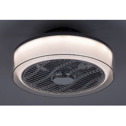 Rabalux - LED loftlampe med ventilator dæmpbar LED/30W/230V + fjernbetjening 3000-6000K