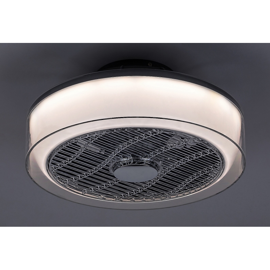 Rabalux - LED loftlampe med ventilator dæmpbar LED/30W/230V + fjernbetjening 3000-6000K