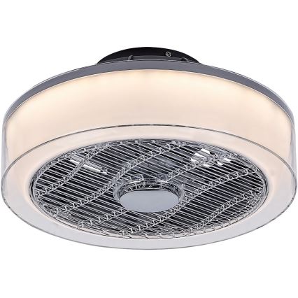 Rabalux - LED loftlampe med ventilator dæmpbar LED/30W/230V + fjernbetjening 3000-6000K