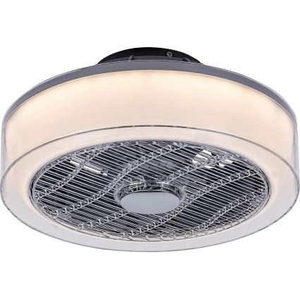 Rabalux - LED loftlampe med ventilator dæmpbar LED/30W/230V + fjernbetjening 3000-6000K