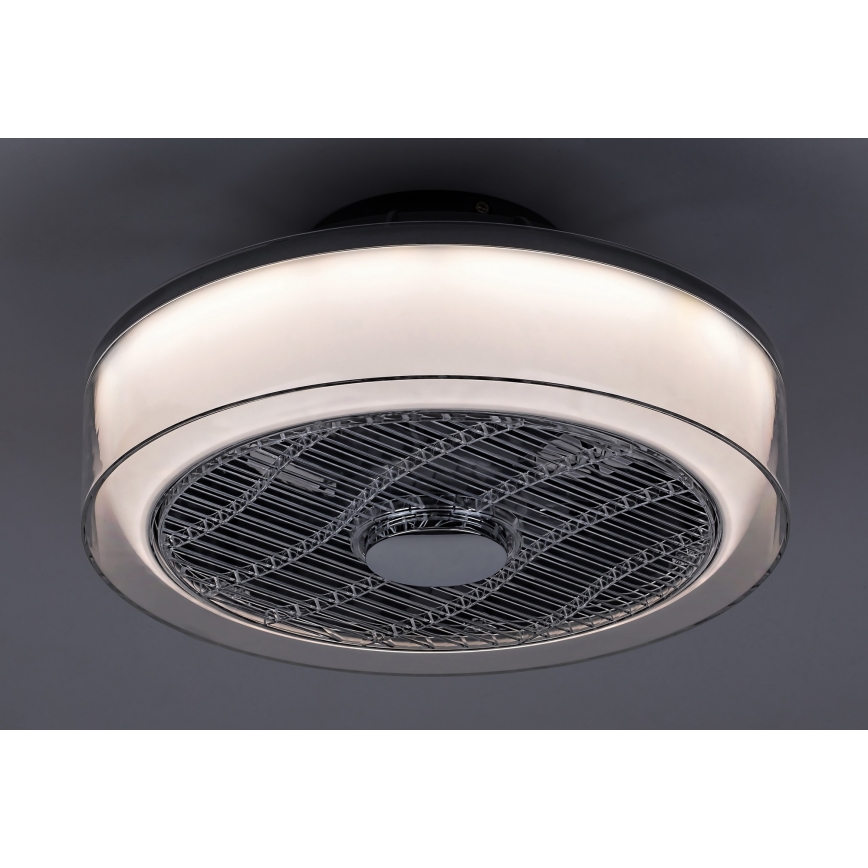 Rabalux - LED loftlampe med ventilator dæmpbar LED/30W/230V + fjernbetjening 3000-6000K