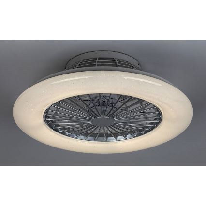 Rabalux - LED loftlampe med ventilator dæmpbar LED/30W/230V + fjernbetjening 3000-6500K