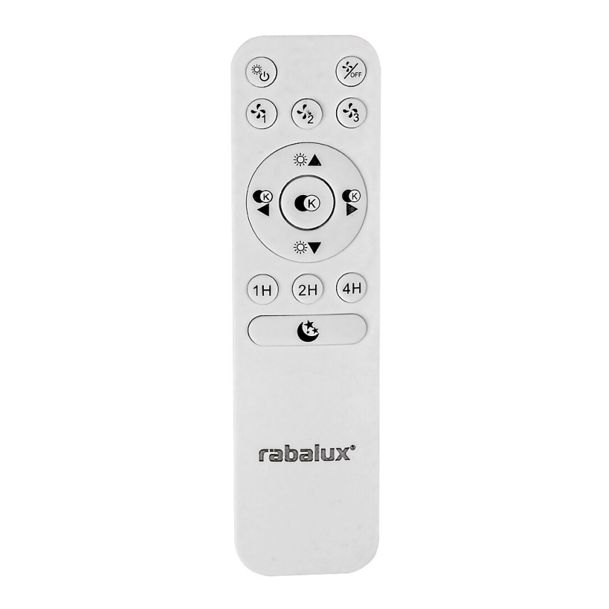 Rabalux - LED loftlampe med ventilator dæmpbar LED/30W/230V + fjernbetjening 3000-6500K