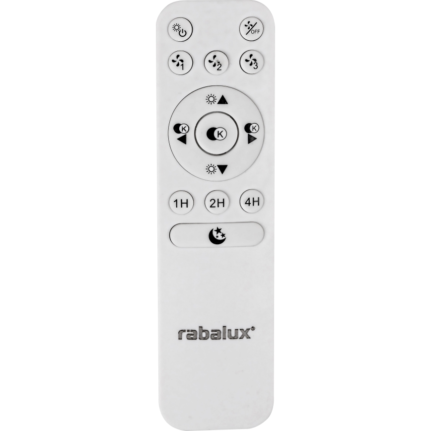 Rabalux - LED loftlampe med ventilator dæmpbar LED/30W/230V + fjernbetjening 3000-6500K