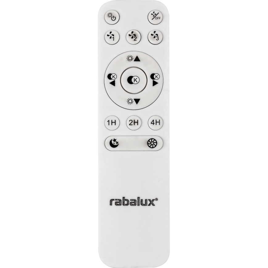 Rabalux - LED loftlampe med ventilator dæmpbar LED/40W/230V + fjernbetjening 3000-6500K
