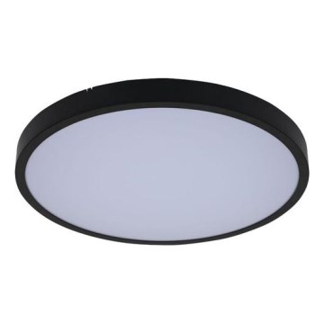 Rabalux - LED loftlampe til badeværelse dæmpbar LED/24W/230V 3000-6000K IP44 diameter 35,5 cm sort + fjernbetjening