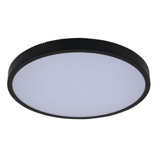 Rabalux - LED loftlampe til badeværelse dæmpbar LED/36W/230V 3000-6000K IP44 diameter 42 cm sort + fjernbetjening
