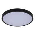 Rabalux - LED loftlampe til badeværelse LED/12W/230V 3000/4000/6000K IP44 diameter 25,5 cm sort