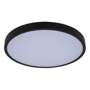 Rabalux - LED loftlampe til badeværelse LED/12W/230V 3000/4000/6000K IP44 diameter 25,5 cm sort
