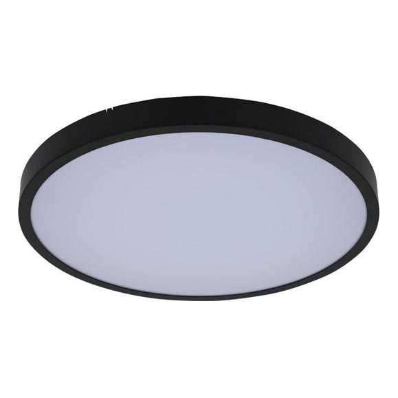 Rabalux - LED loftlampe til badeværelse LED/12W/230V 3000/4000/6000K IP44 diameter 25,5 cm sort