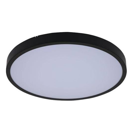 Rabalux - LED loftlampe til badeværelse LED/18W/230V 3000/4000/6000K IP44 diameter 30,5 cm sort