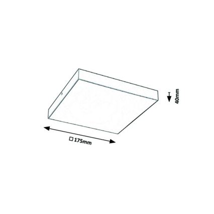 Rabalux - LED loftlampe til badeværelse LED/18W/230V 3000-6000K IP44 hvid