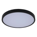 Rabalux - LED loftlampe til badeværelse LED/24W/230V 3000/4000/6000K IP44 diameter 35,5 cm sort