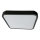 Rabalux - LED loftlampe til badeværelse LED/36W/230V 3000/4000/6000K IP44 42x42 cm sort