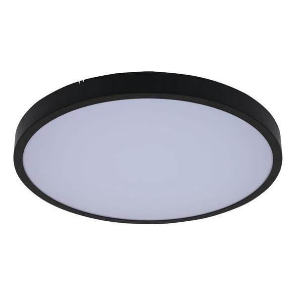 Rabalux - LED loftlampe til badeværelse LED/36W/230V 3000/4000/6000K IP44 diameter 42 cm sort