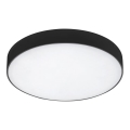 Rabalux - LED loftlampe til badeværelset LED/24W/230V 2800K/4000K/6000K IP44 sort Ø 30 cm