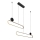 Rabalux - LED pendel 2xLED/24W/230V 3000K