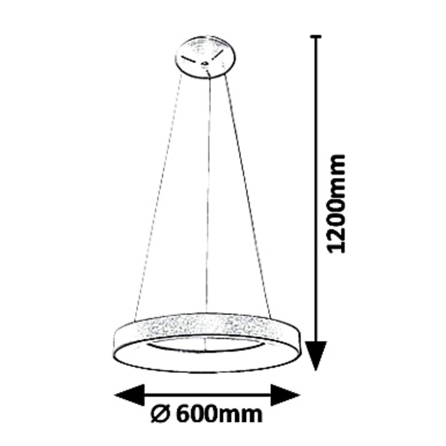 Rabalux - LED pendel CARMELLA LED/50W/230V diameter 60 cm