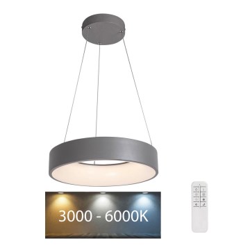 Rabalux - LED pendel dæmpbar LED/24W/230V rund 3000-6000K + fjernbetjening