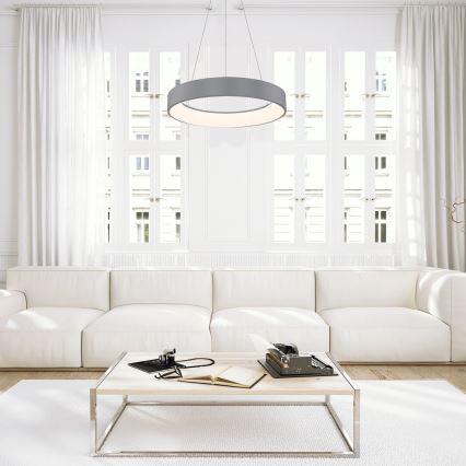Rabalux - LED pendel dæmpbar LED/24W/230V rund 3000-6000K + fjernbetjening