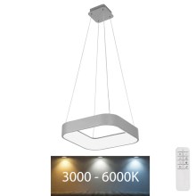 Rabalux - LED pendel dæmpbar LED/28W/230V firkantet 3000-6000K + fjernbetjening