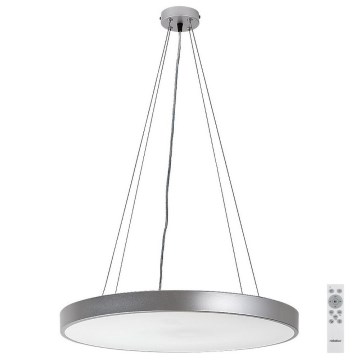 Rabalux - LED pendel dæmpbar LED/60W/230V sølvfarvet 3000-6000K + fjernbetjening