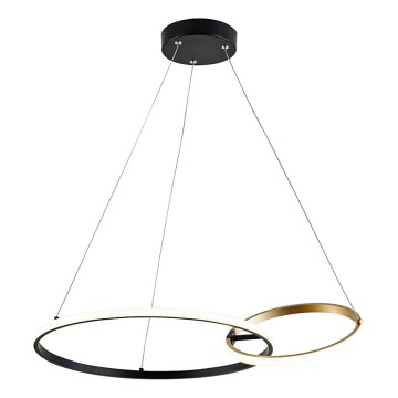 Rabalux - LED pendel LED/36W/230V sort/guldfarvet