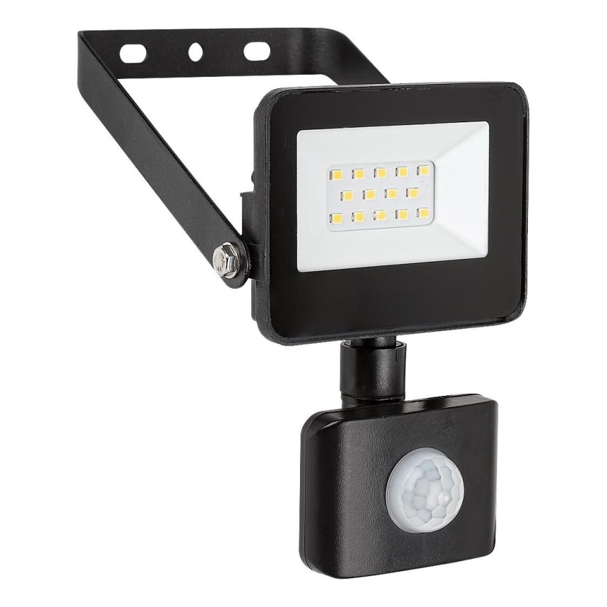 Rabalux - LED projektør med sensor LED/10W/230V 4000K IP44 sort