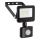 Rabalux - LED projektør med sensor LED/10W/230V 4000K IP44 sort