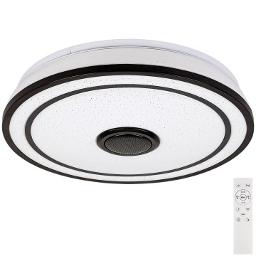 Rabalux - LED RGB dæmpbar loftlampe med indbygget højttaler LED/24W/230V 3000-6500K + fjernbetjening Ø 39,5 cm