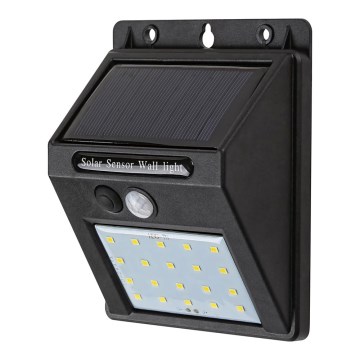 Rabalux - LED solcelle væglampe med sensor IP44 1200 mAh