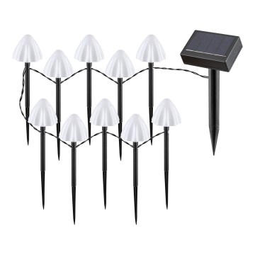 Rabalux - LED Solcellelampe 10xLED/0,2W/1,2V IP44 300 mAh
