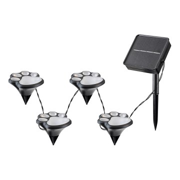 Rabalux - LED Solcellelampe 4xLED/0,06W/1,2V IP44 600 mAh