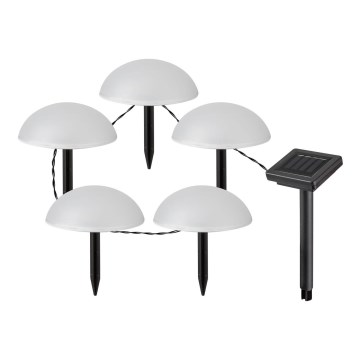 Rabalux - LED Solcellelampe 5xLED/0,2W/1,2V IP44 600 mAh