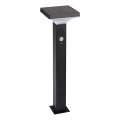 Rabalux - LED solcellelampe med sensor LED/4W/3,7V IP44 sort 2200 mAh