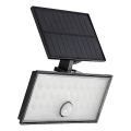 Rabalux - LED solcelleprojektør med sensor LED/8W/3,7V 1800mAh IP65 + fjernbetjening